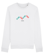UP AND DOWN (Crypto Quote) negru Bluză mânecă lungă Unisex Rise