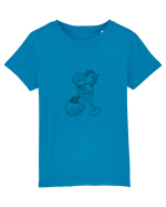 Coffee and Wine (negru) Tricou mânecă scurtă  Copii Mini Creator
