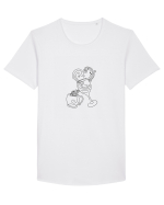 Coffee and Wine (negru) Tricou mânecă scurtă guler larg Bărbat Skater