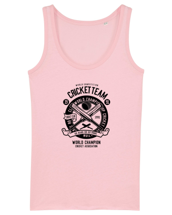 Cricket Team Black Cotton Pink