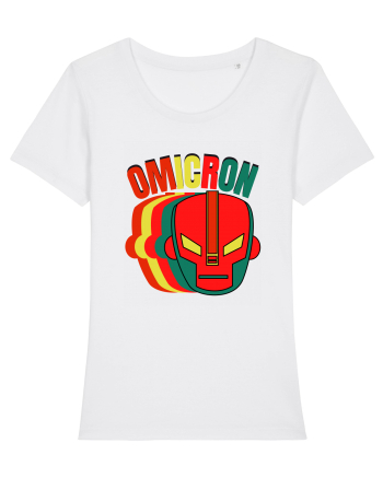 Omicron Covid Variant White