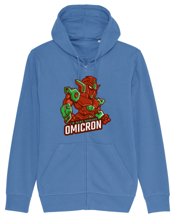 Omicron Covid Variant Bright Blue