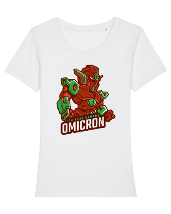Omicron Covid Variant White