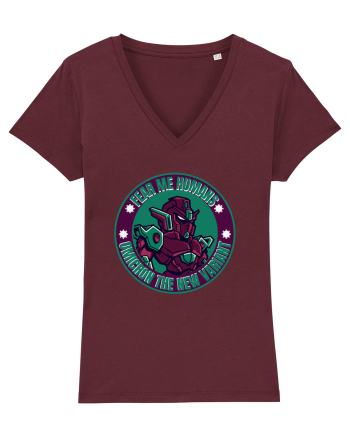 Omicron Covid Variant Burgundy