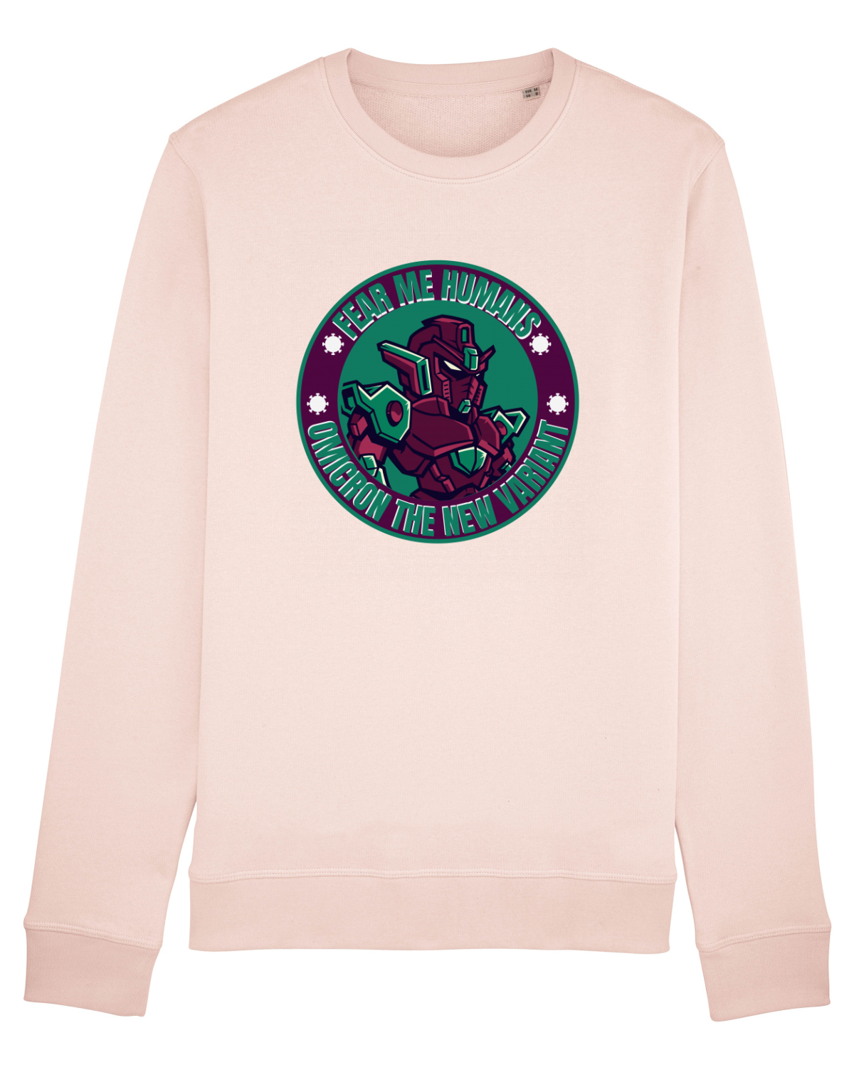 Bluză mânecă lungă Unisex Rise Candy Pink
