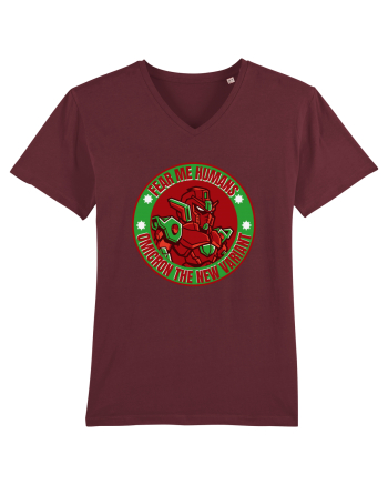 Omicron Covid Variant Burgundy