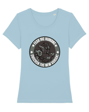 Omicron Covid Variant Sky Blue
