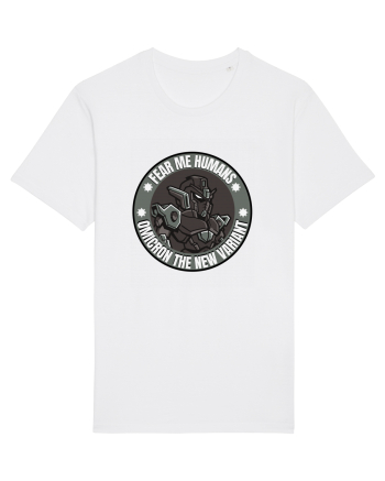Omicron Covid Variant White