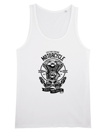 Moto Engine Black White