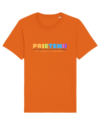 Prietenii sunt familia pe care o alegi Bright Orange