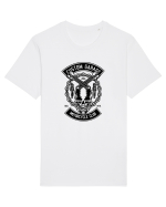 Bike Skull Custom Black Tricou mânecă scurtă Unisex Rocker