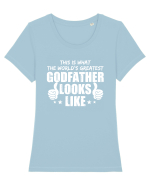 GODFATHER Tricou mânecă scurtă guler larg fitted Damă Expresser