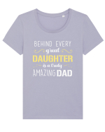 DAD Tricou mânecă scurtă guler larg fitted Damă Expresser