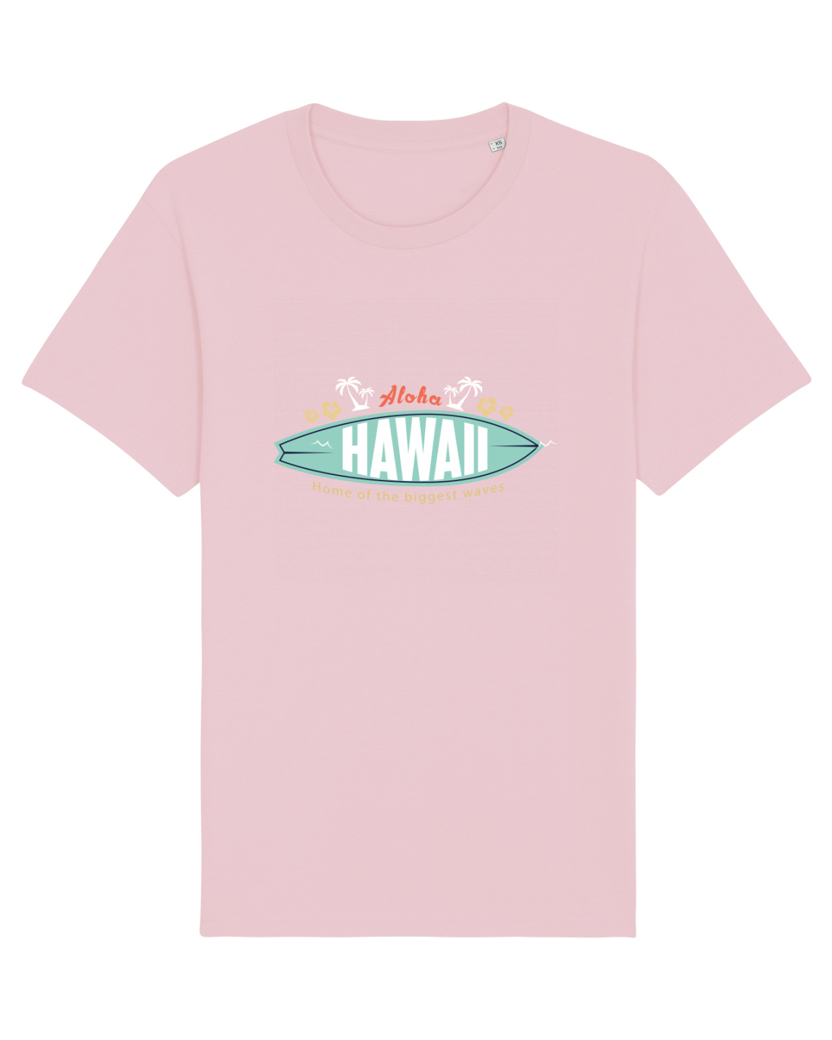 Tricou mânecă scurtă Unisex Rocker Cotton Pink