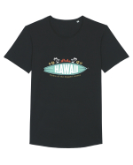 HAWAII Tricou mânecă scurtă guler larg Bărbat Skater