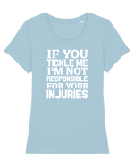 TICKLE Tricou mânecă scurtă guler larg fitted Damă Expresser