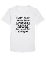 MOM Tricou mânecă scurtă guler larg Bărbat Skater