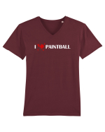 PAINTBALL Tricou mânecă scurtă guler V Bărbat Presenter