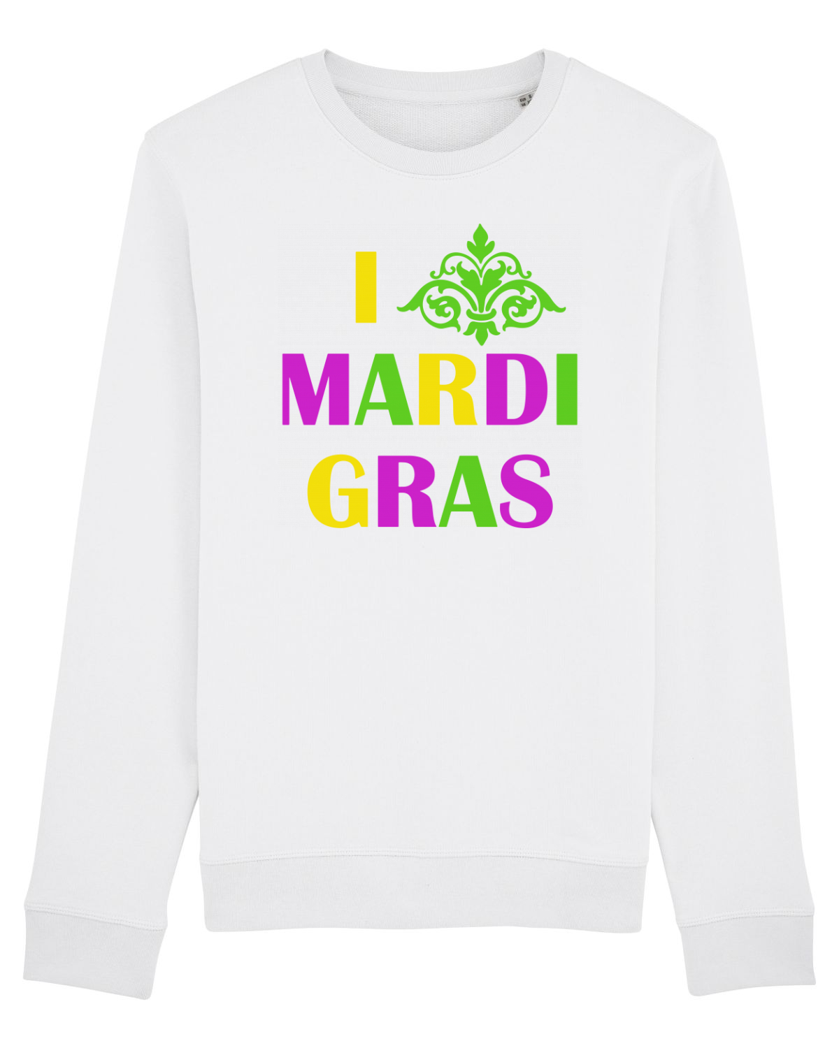 Bluză mânecă lungă Unisex Rise White