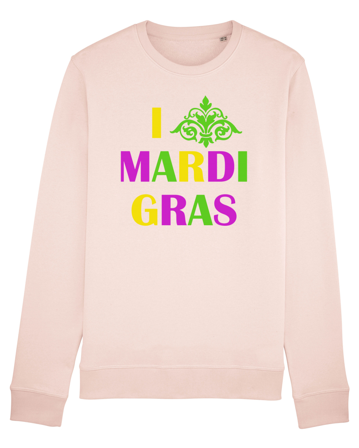 Bluză mânecă lungă Unisex Rise Candy Pink