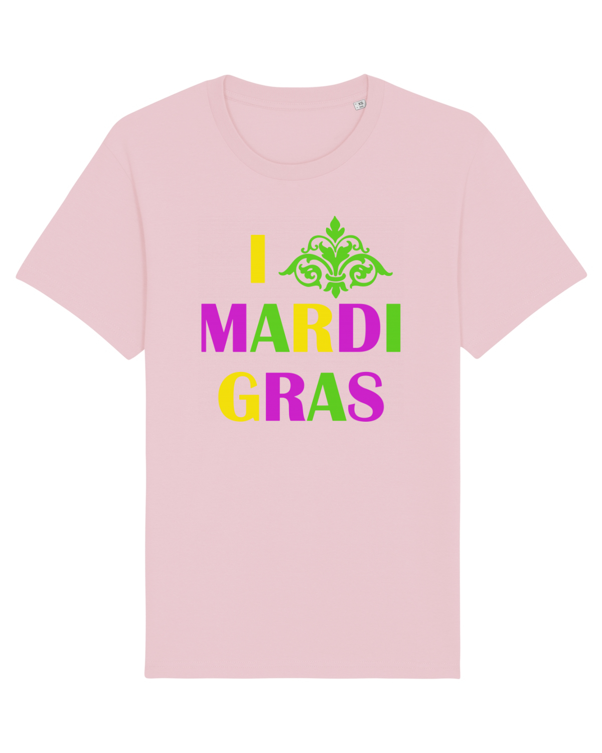 Tricou mânecă scurtă Unisex Rocker Cotton Pink