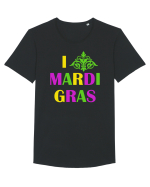 MARDI GRAS Tricou mânecă scurtă guler larg Bărbat Skater