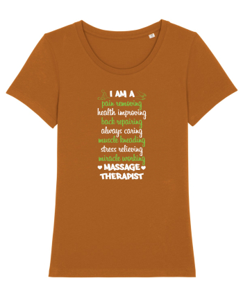 MASSAGE THERAPIST Roasted Orange