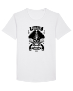 Pirates Black Skull Tricou mânecă scurtă guler larg Bărbat Skater
