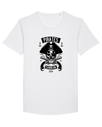 Pirates Black Skull White