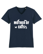 MOTHER OF CATS Tricou mânecă scurtă guler V Bărbat Presenter