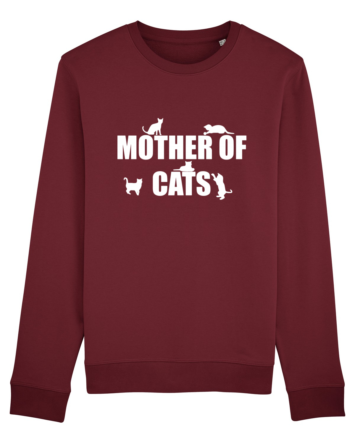 Bluză mânecă lungă Unisex Rise Burgundy