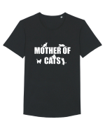 MOTHER OF CATS Tricou mânecă scurtă guler larg Bărbat Skater