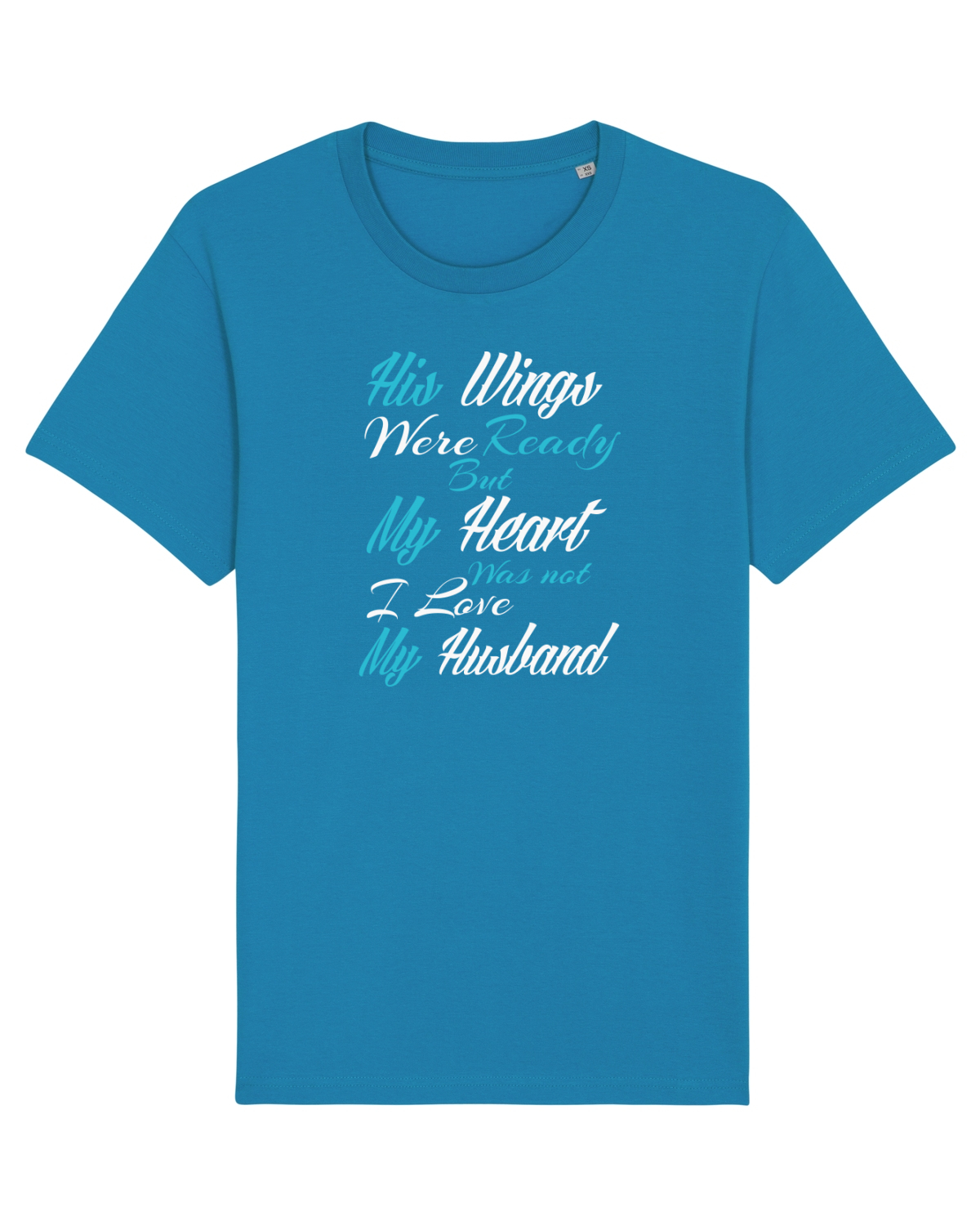 Tricou mânecă scurtă Unisex Rocker Azur
