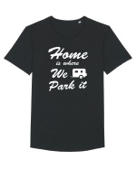 CAMPING Tricou mânecă scurtă guler larg Bărbat Skater