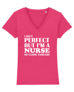 NURSE Tricou mânecă scurtă guler V Damă Evoker