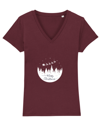 Merry Christmas #1 Burgundy