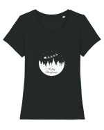 Merry Christmas #1 Tricou mânecă scurtă guler larg fitted Damă Expresser