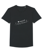 Merry Christmas 32 Tricou mânecă scurtă guler larg Bărbat Skater