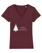 Merry Christmas #3 Tricou mânecă scurtă guler V Damă Evoker