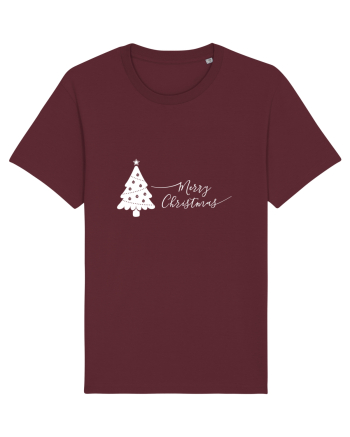 Merry Christmas #3 Burgundy