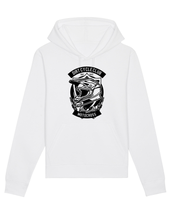 Dirt Bike Motocross Black White