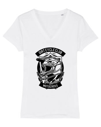 Dirt Bike Motocross Black White