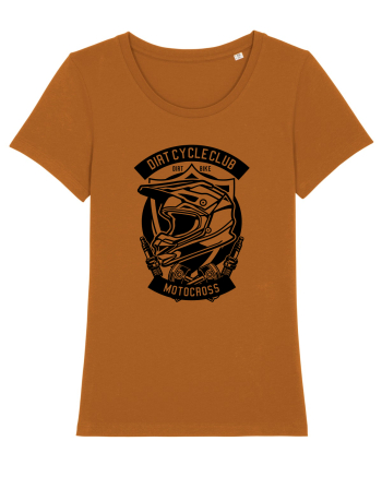Dirt Bike Motocross Black Roasted Orange