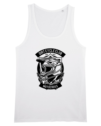 Dirt Bike Motocross Black White