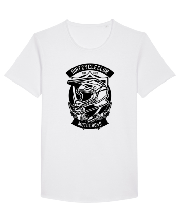 Dirt Bike Motocross Black White