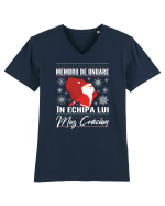 Echipa lui Mos Craciun Tricou mânecă scurtă guler V Bărbat Presenter