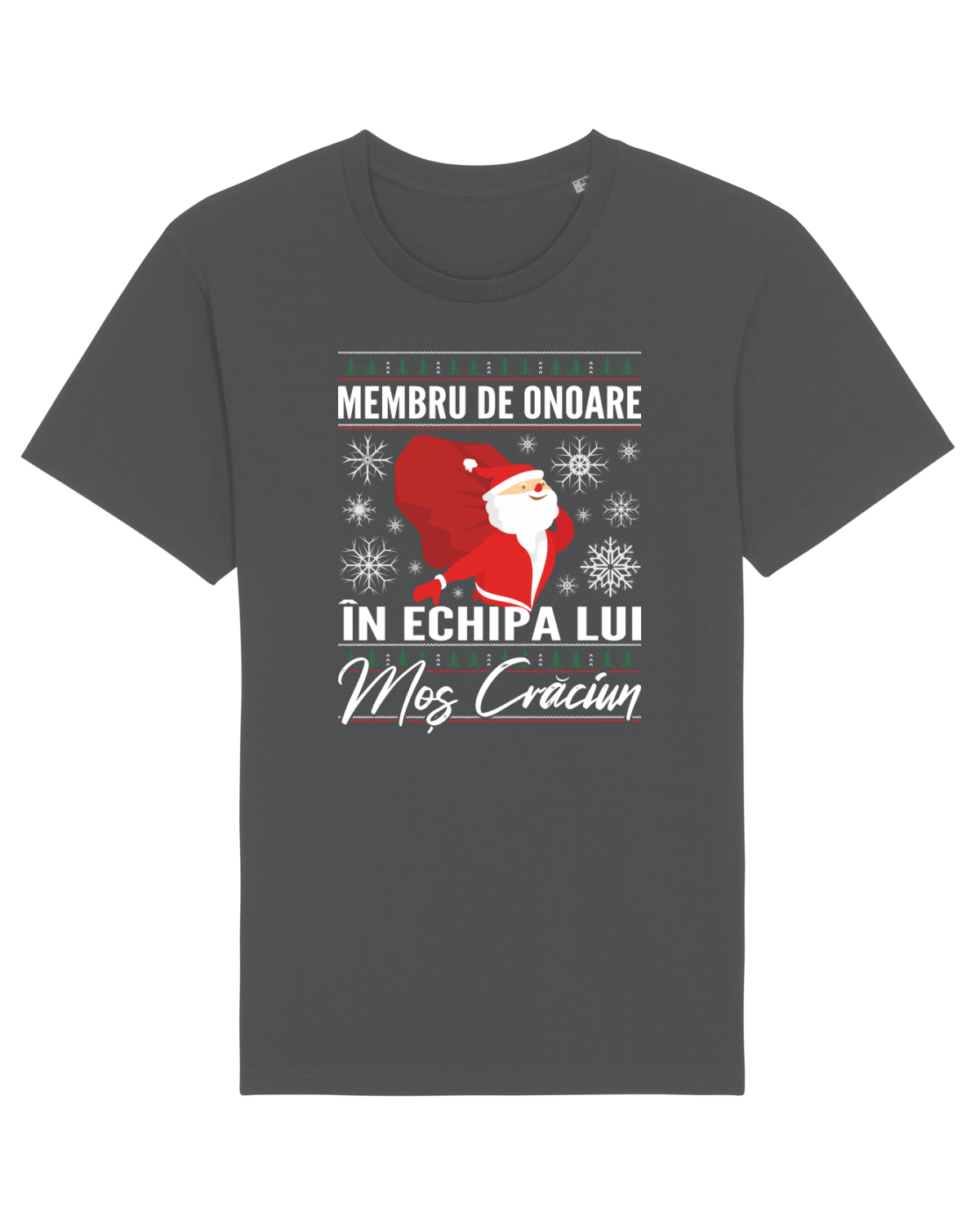 Tricou mânecă scurtă Unisex Rocker Anthracite