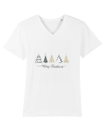 Merry Christmas #6 Tricou mânecă scurtă guler V Bărbat Presenter