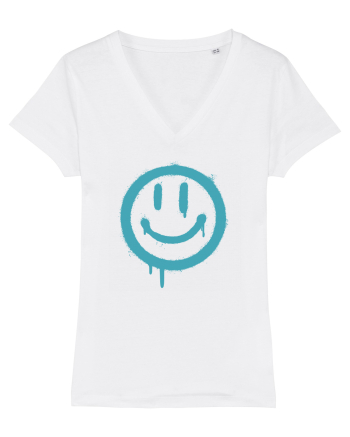 Smiley Face White