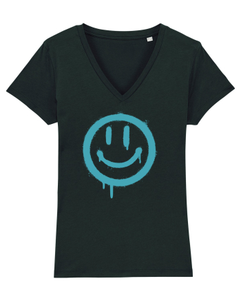 Smiley Face Black
